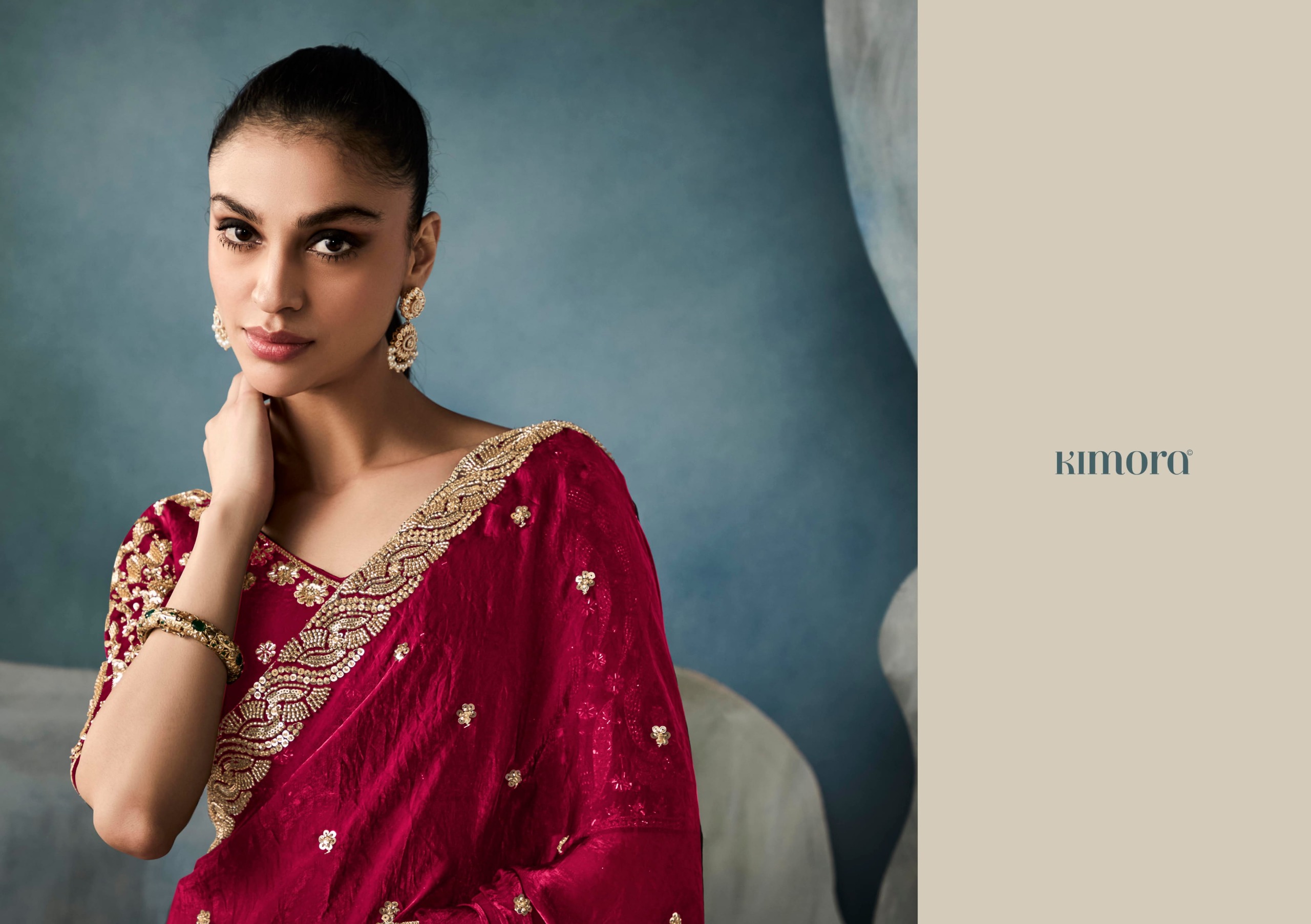 Kimora Iconic 5421 Premium Handwork Saree Catalog — Wholesale Sarees, Kimora wholesale from Surat — view 2