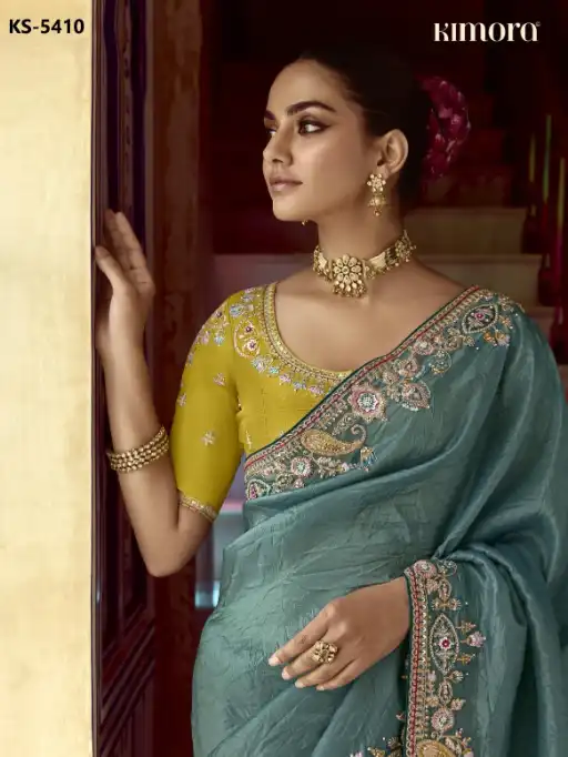Kimora Pankhudi Wholesale Designer Saree Collection — Wholesale, Kimora wholesale from Surat — view 4
