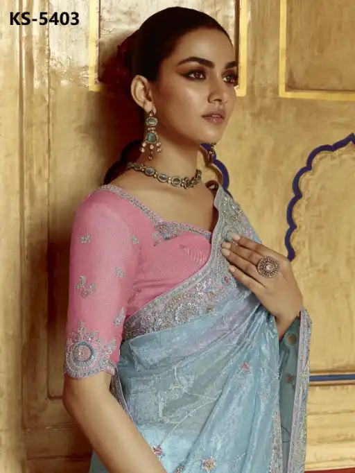 Kimora Pankhudi Wholesale Designer Saree Collection — Wholesale, Kimora wholesale from Surat — view 12