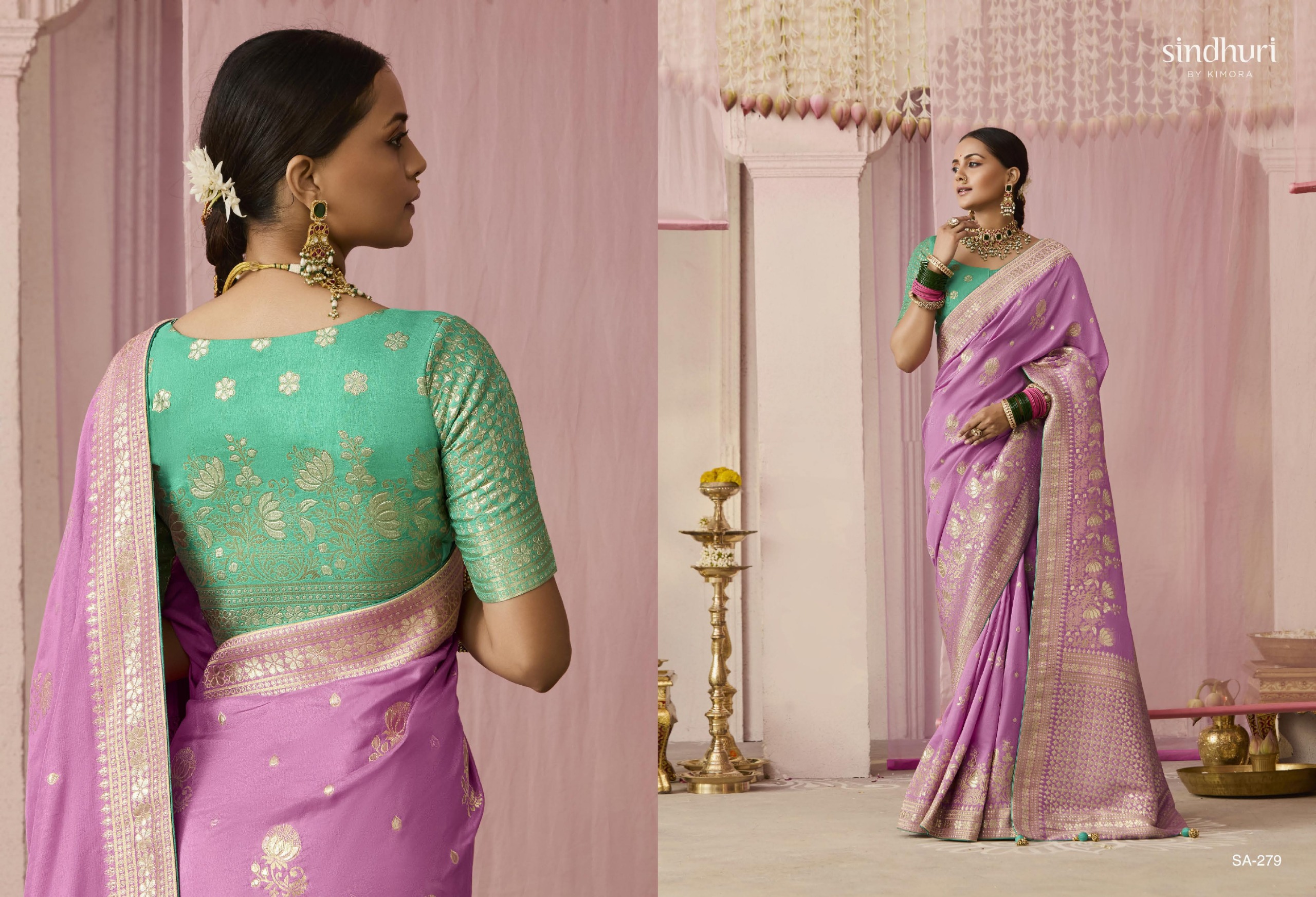 Kimora Premika 277 to 287 Dola Viscose Silk Saree Collection — Wholesale Sarees, Kimora wholesale from Surat — view 8