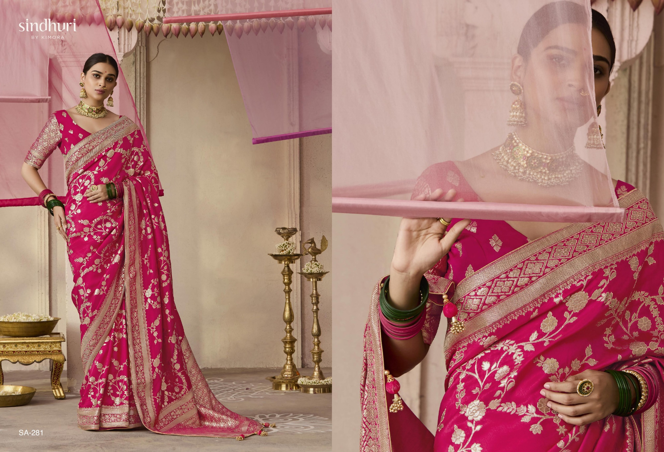 Kimora Premika 277 to 287 Dola Viscose Silk Saree Collection — Wholesale Sarees, Kimora wholesale from Surat — view 9