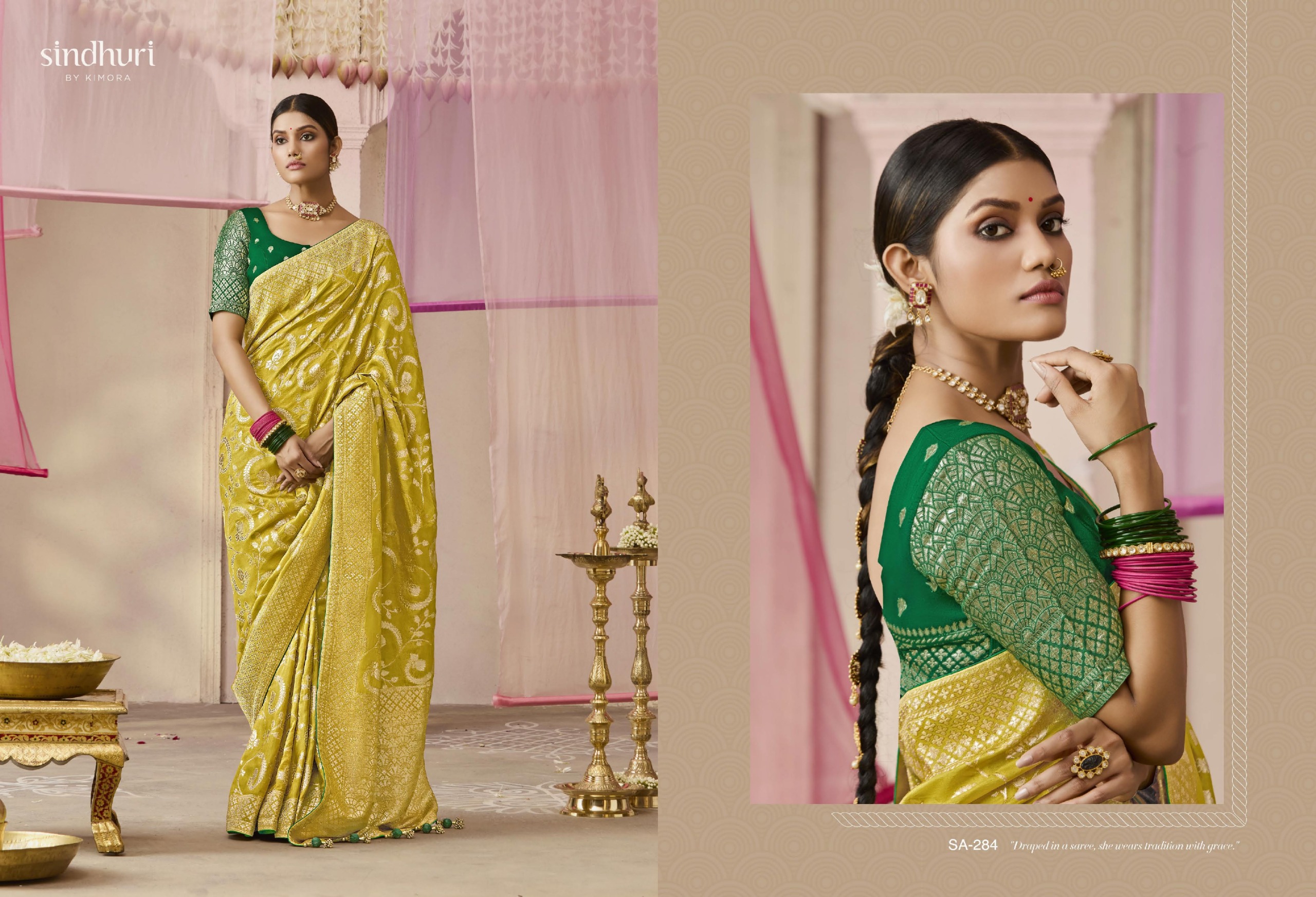 Kimora Premika 277 to 287 Dola Viscose Silk Saree Collection — Wholesale Sarees, Kimora wholesale from Surat — view 3
