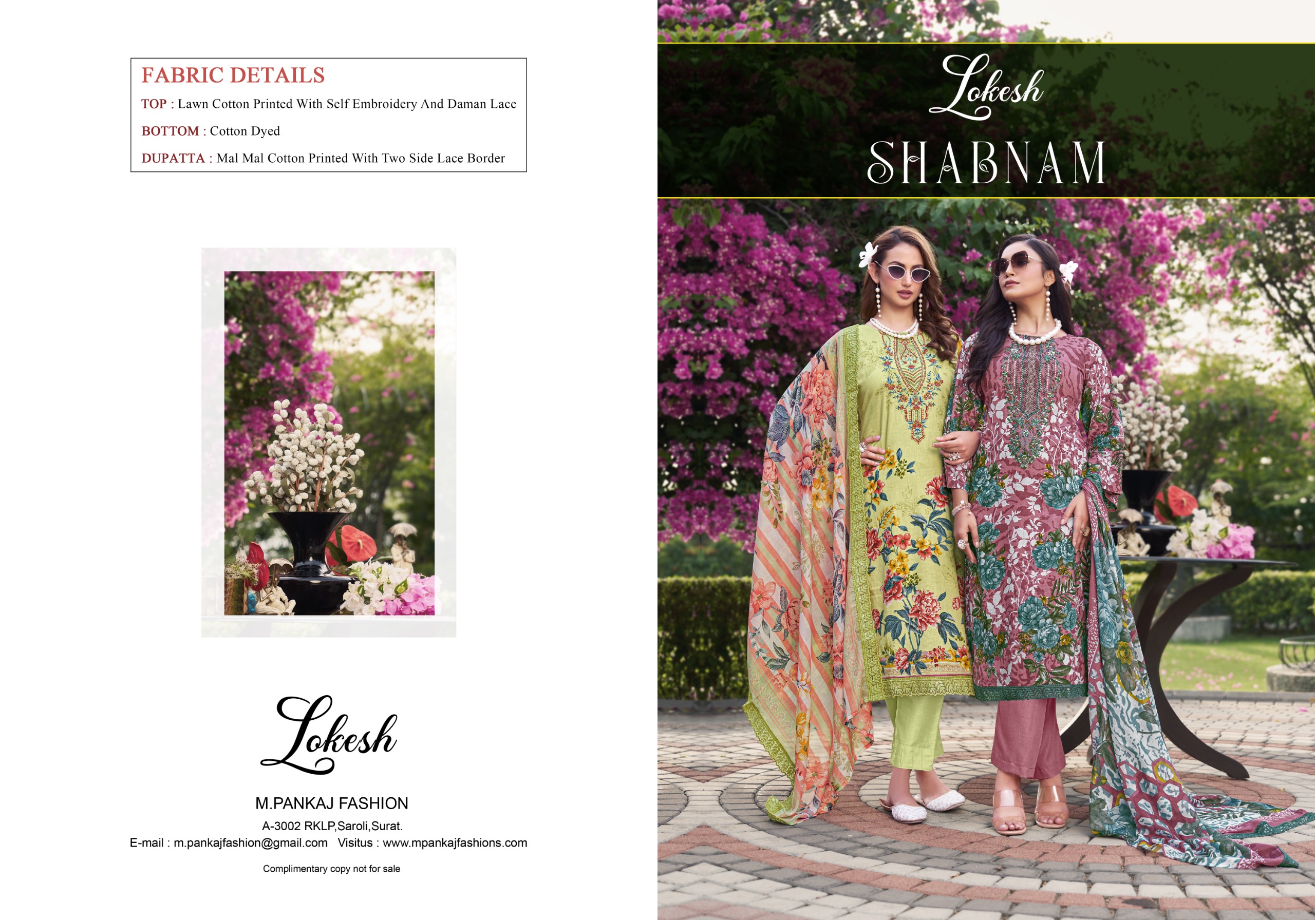 Levisha Shabnam Wholesale Camric Cotton Salwar Suits Catalog - Image 2