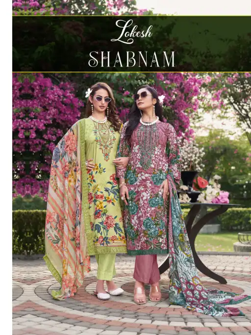 Levisha Shabnam Wholesale Camric Cotton Salwar Suits Catalog (3)