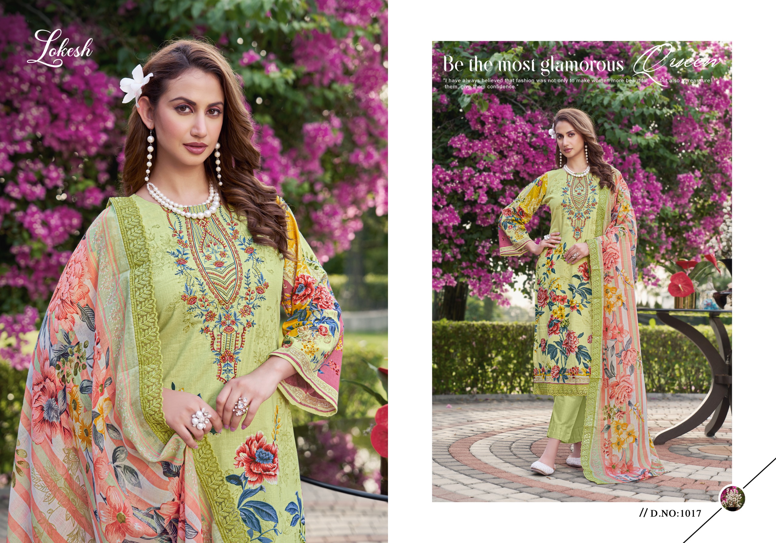 Levisha Shabnam Wholesale Camric Cotton Salwar Suits Catalog - Image 3