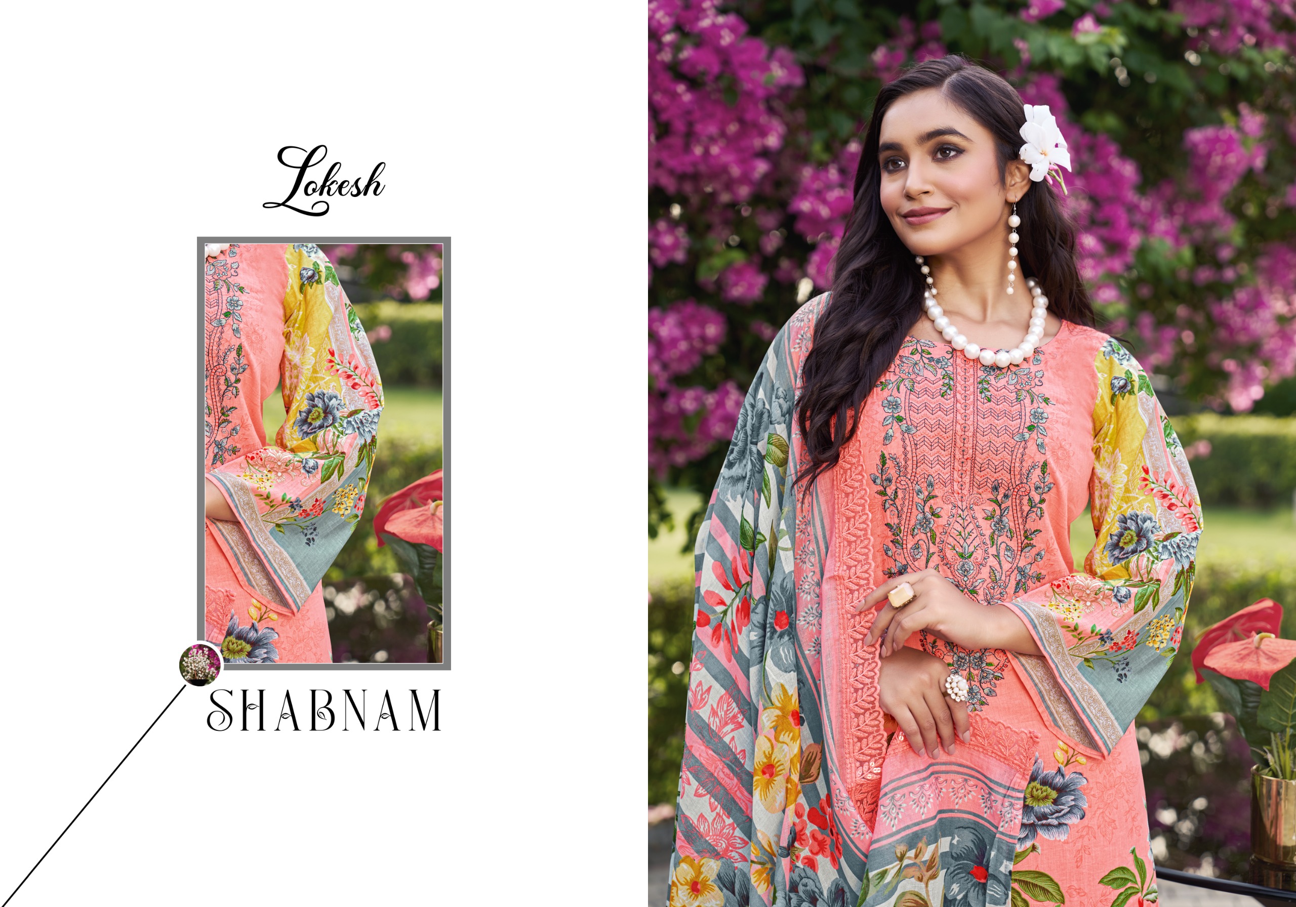 Levisha Shabnam Wholesale Camric Cotton Salwar Suits Catalog - Image 6
