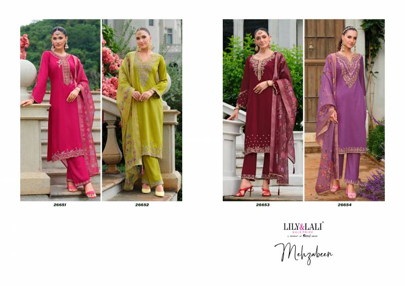 Lily and Lali Mehzabeen Wholesale Viscose Readymade Salwar Suit Collection - Image 7