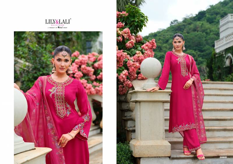 Lily and Lali Mehzabeen Wholesale Viscose Readymade Salwar Suit Collection - Image 3