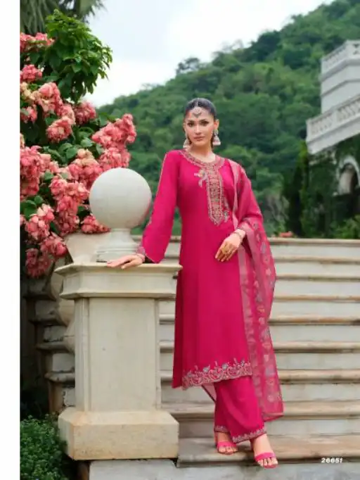 Lily and Lali Mehzabeen Wholesale Viscose Readymade Salwar Suit Collection