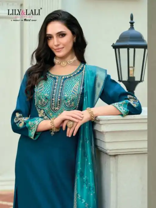 Lily and Lali Sajawat Wholesale Viscose Readymade Suit Collection