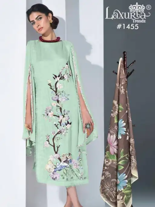 Luxuria Trendz 1455 Colours Wholesale Designer Readymade Pakistani Suit - Image 4