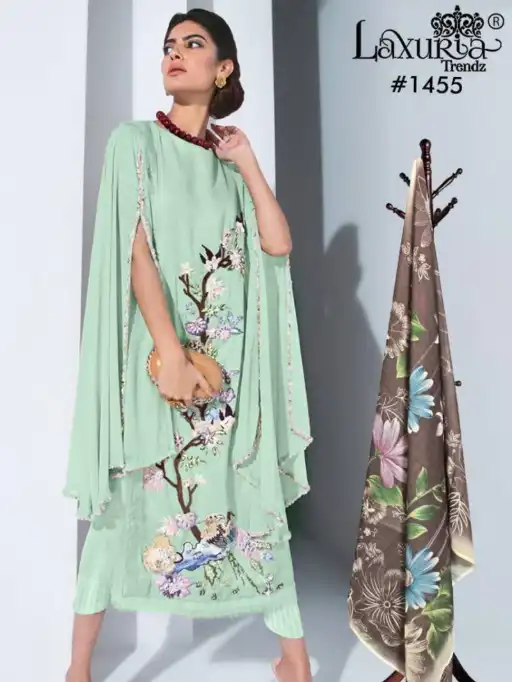 Luxuria Trendz 1455 Colours Wholesale Designer Readymade Pakistani Suit - Image 3