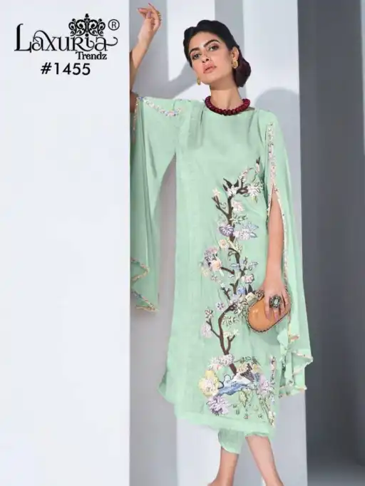 Luxuria Trendz 1455 Colours Wholesale Designer Readymade Pakistani Suit - Image 5