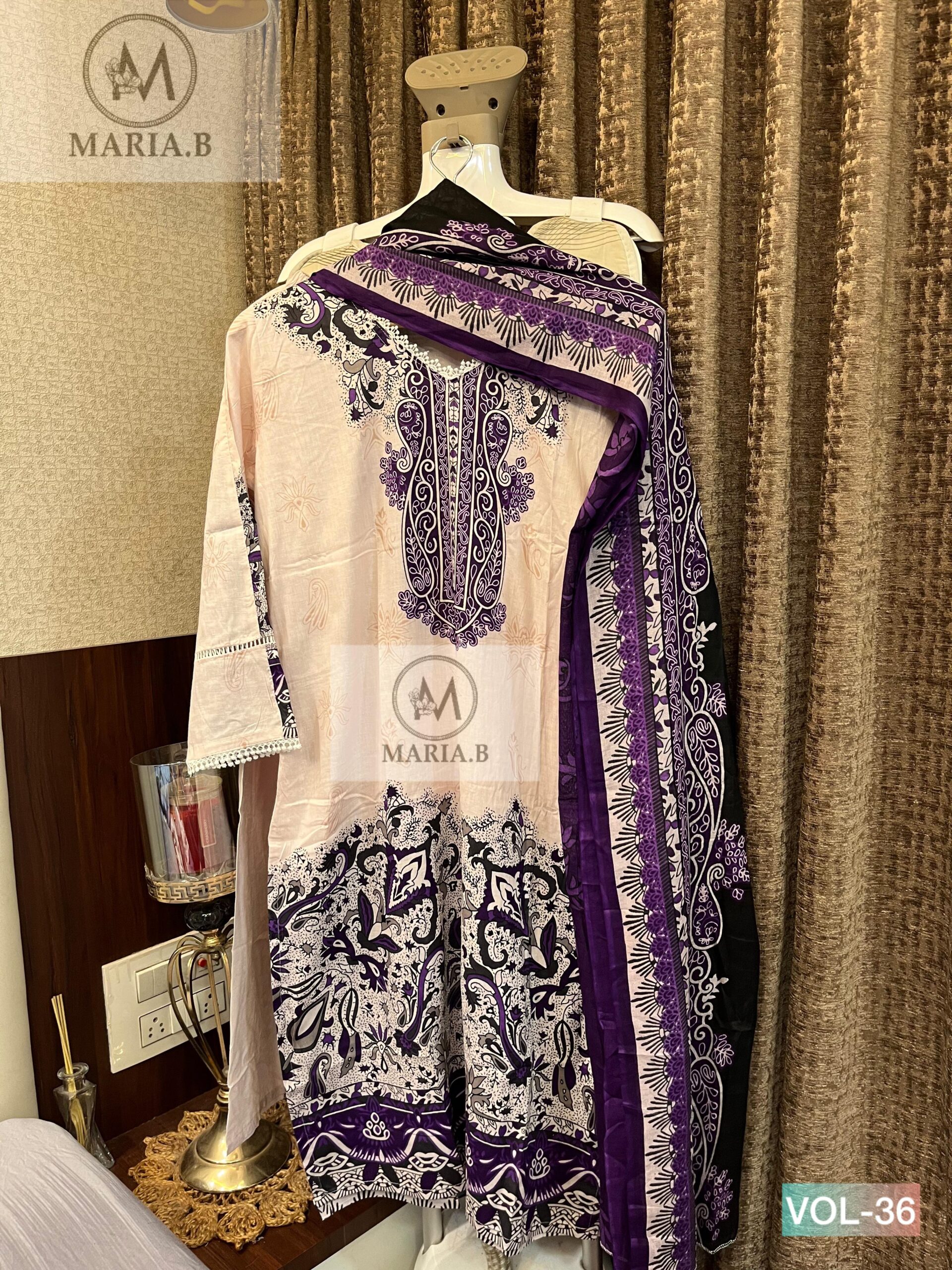 MARIA.B Stitch Vol-36 Wholesale Readymade Cotton Pakistani Suit