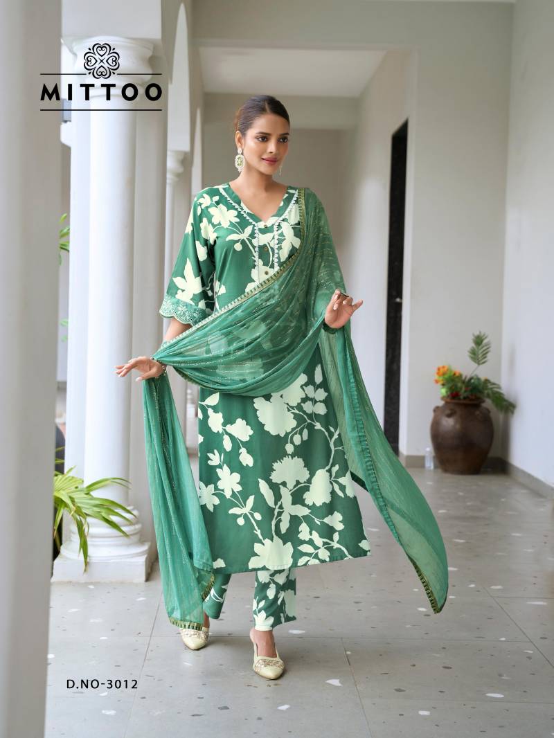 Mittoo Disney Vol 2 Wholesale Rayon Kurti With Bottom Dupatta - Image 6