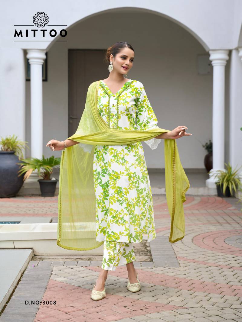 Mittoo Disney Vol 2 Wholesale Rayon Kurti With Bottom Dupatta - Image 3