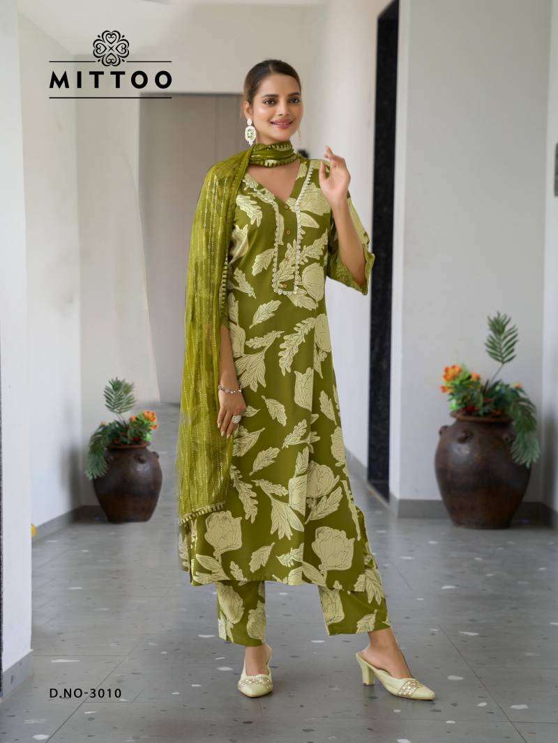 Mittoo Disney Vol 2 Wholesale Rayon Kurti With Bottom Dupatta - Image 4