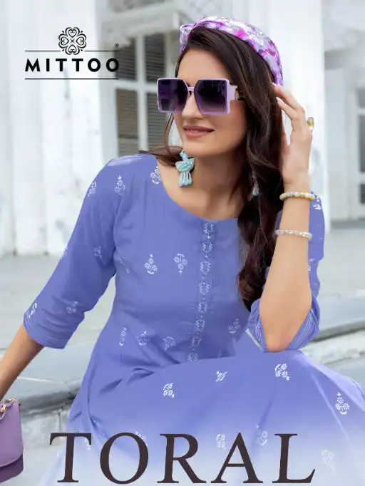 Mittoo Toral Wholesale Rayon Printed Kurti With Pant Collection