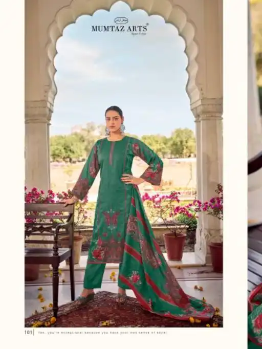 Mumtaz Arts Falaknuma Wholesale Satin Salwar Suit Collection - Image 3