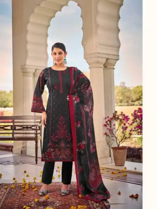 Mumtaz Arts Falaknuma Wholesale Satin Salwar Suit Collection