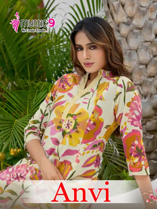 Mystic 9 Anvi Vol 1 Wholesale Cotton Printed Co-Ord Set Collection