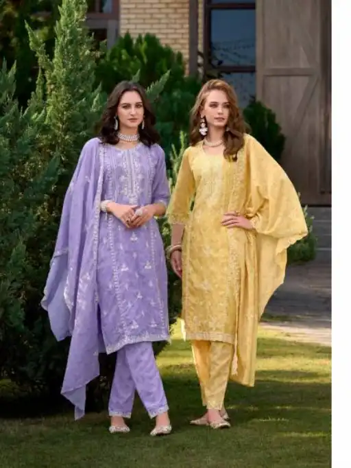 Poonam Lilah Wholesale Cotton Readymade Slawar Suit Catalog