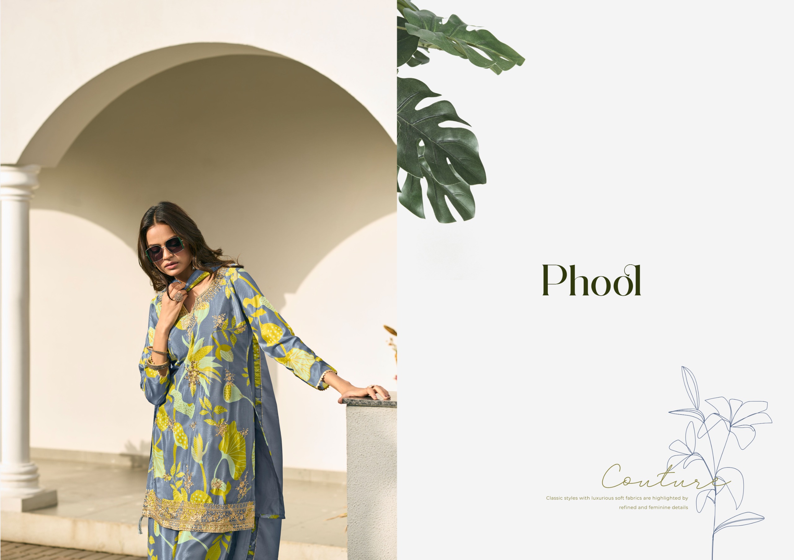 Radha Trendz Phool Wholesale Premium Chinon Salwar Suit - Image 6