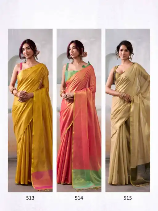 Rajpath Anvika Tissue Wholesale Handloom Sarees Catalog - Image 7