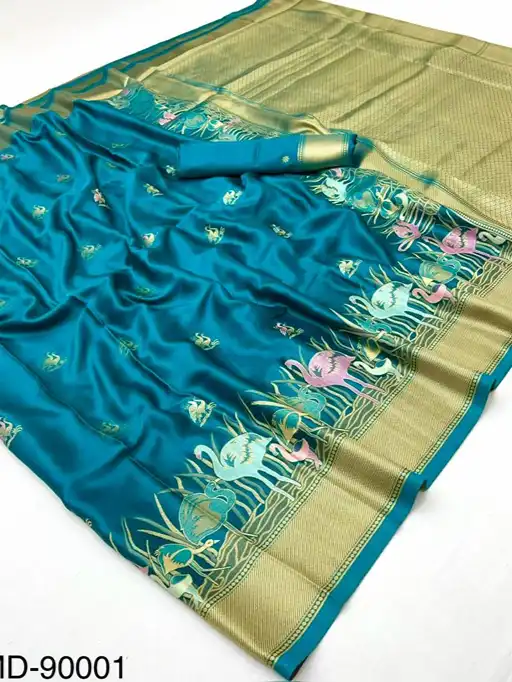 Rajyog Mashru Soft Printed Fancy Silk Saree Collection
