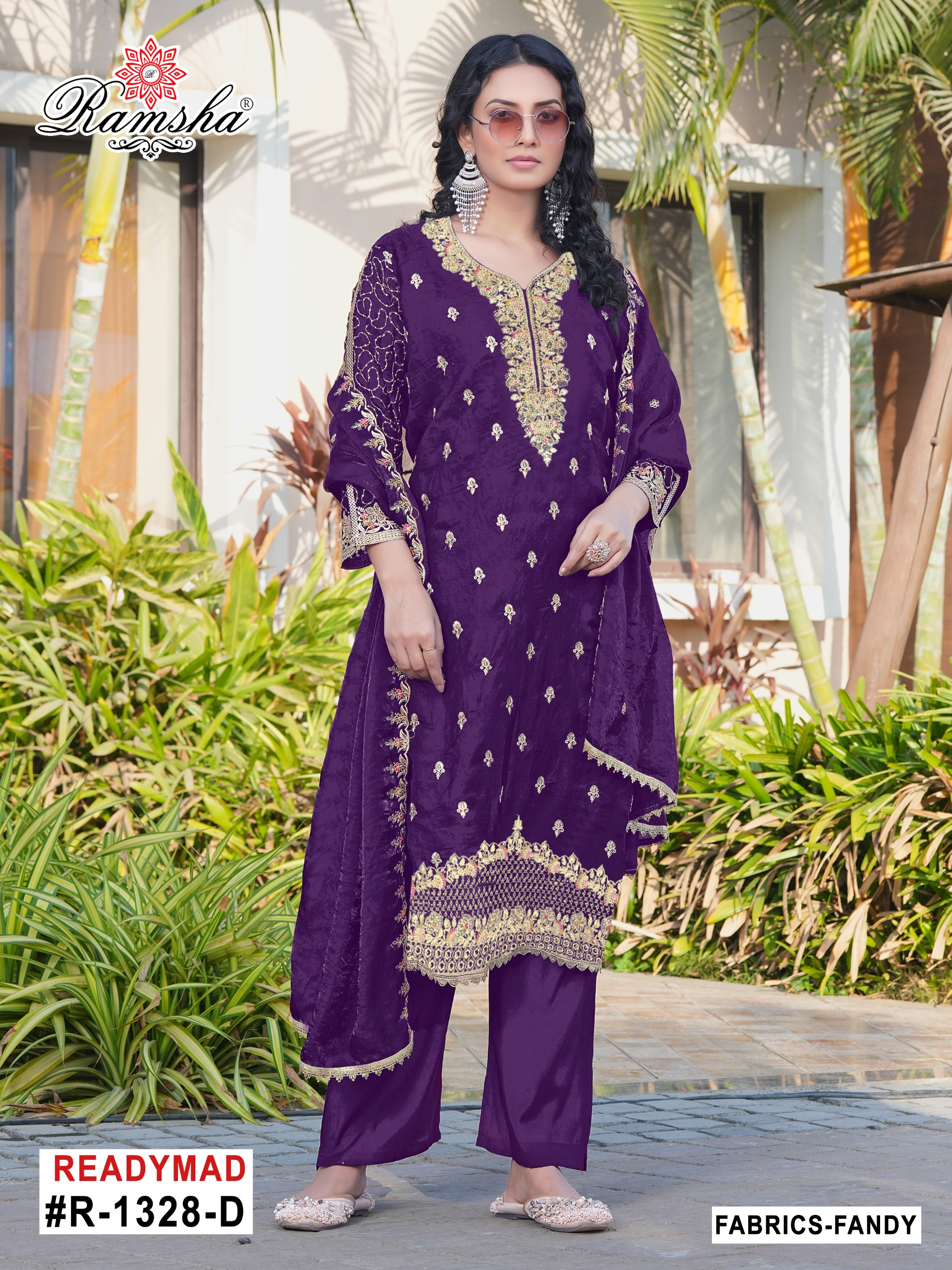 Ramsha R-1328 NX Wholesale Designer Salwar Suit Collection - Image 3