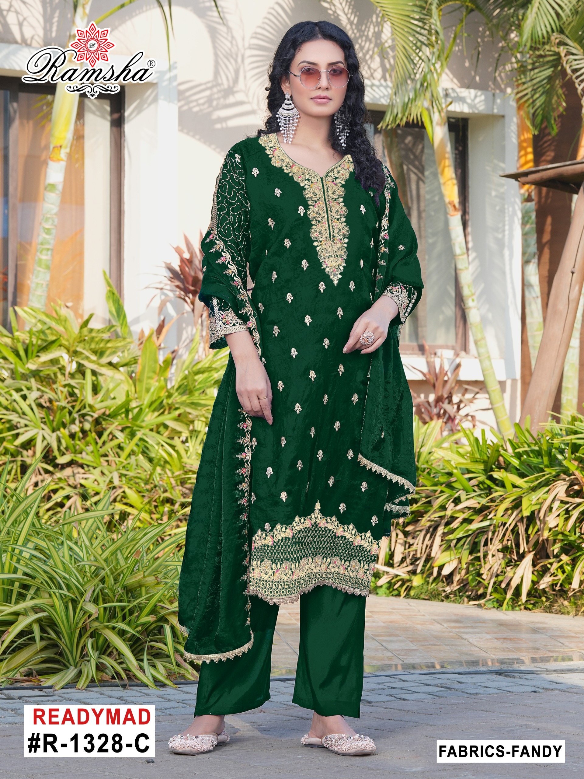 Ramsha R-1328 NX Wholesale Designer Salwar Suit Collection - Image 4