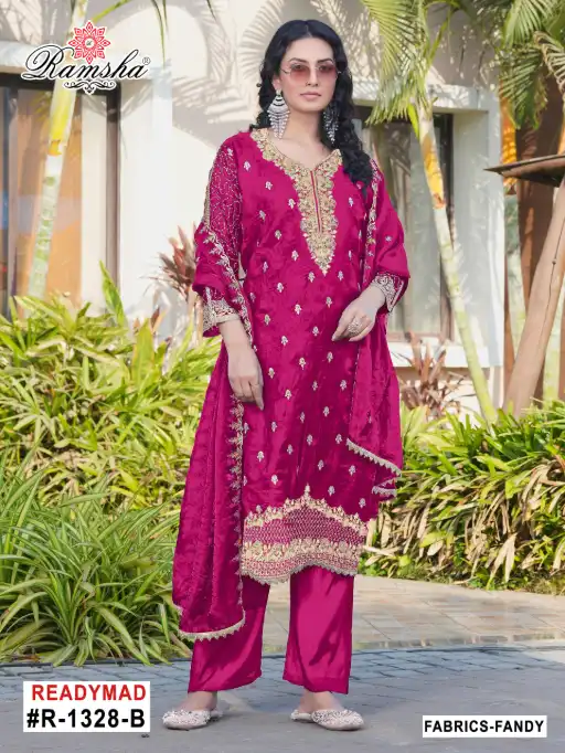 Ramsha R-1328 NX Wholesale Designer Salwar Suit Collection