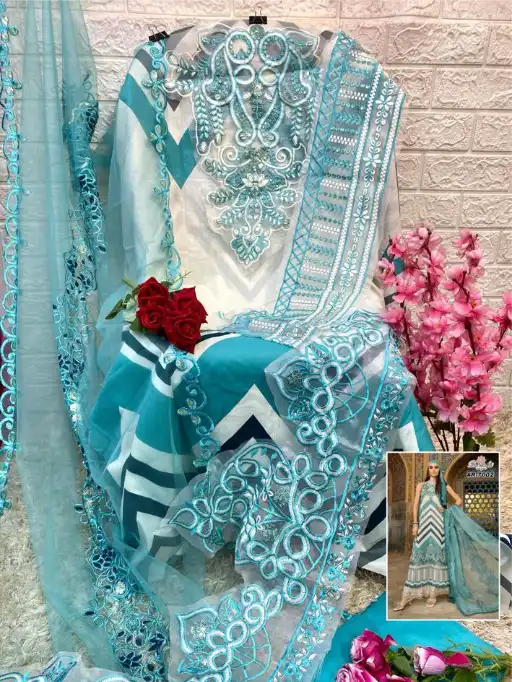 Ramsha R-7002 & R-7003 Wholesale Pakistani Salwar Kameez Collection - Image 3