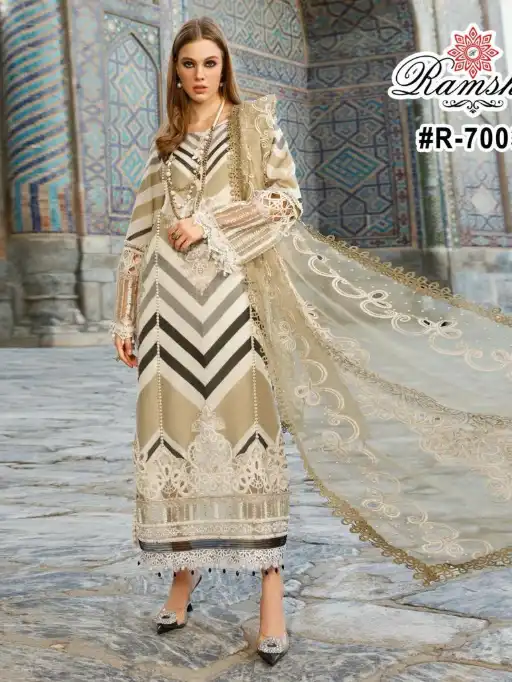 Ramsha R-7002 & R-7003 Wholesale Pakistani Salwar Kameez Collection - Image 2