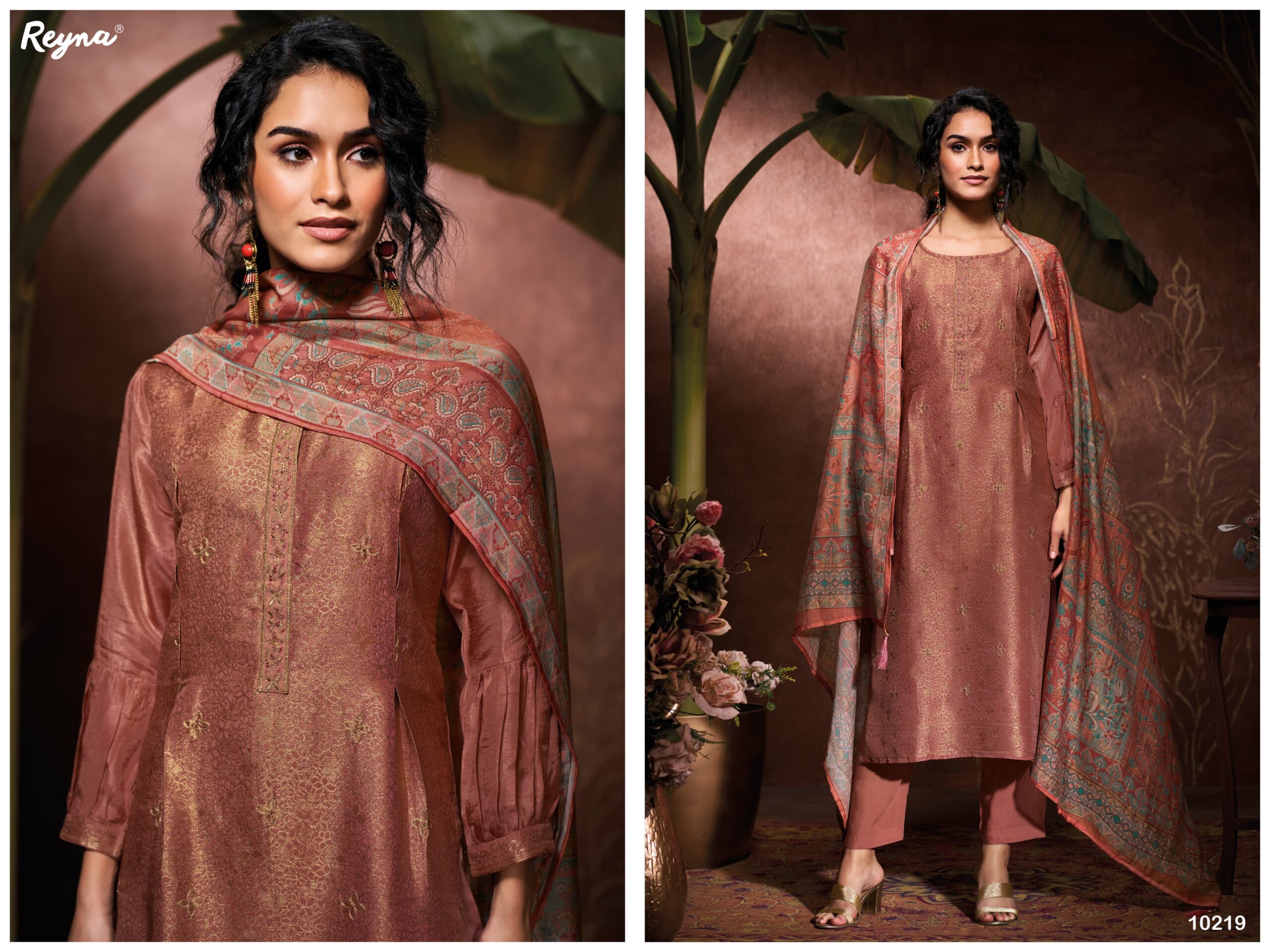 Reyna Laxmi Wholesale Designer Silk Salwar Kameez Collection - Image 5