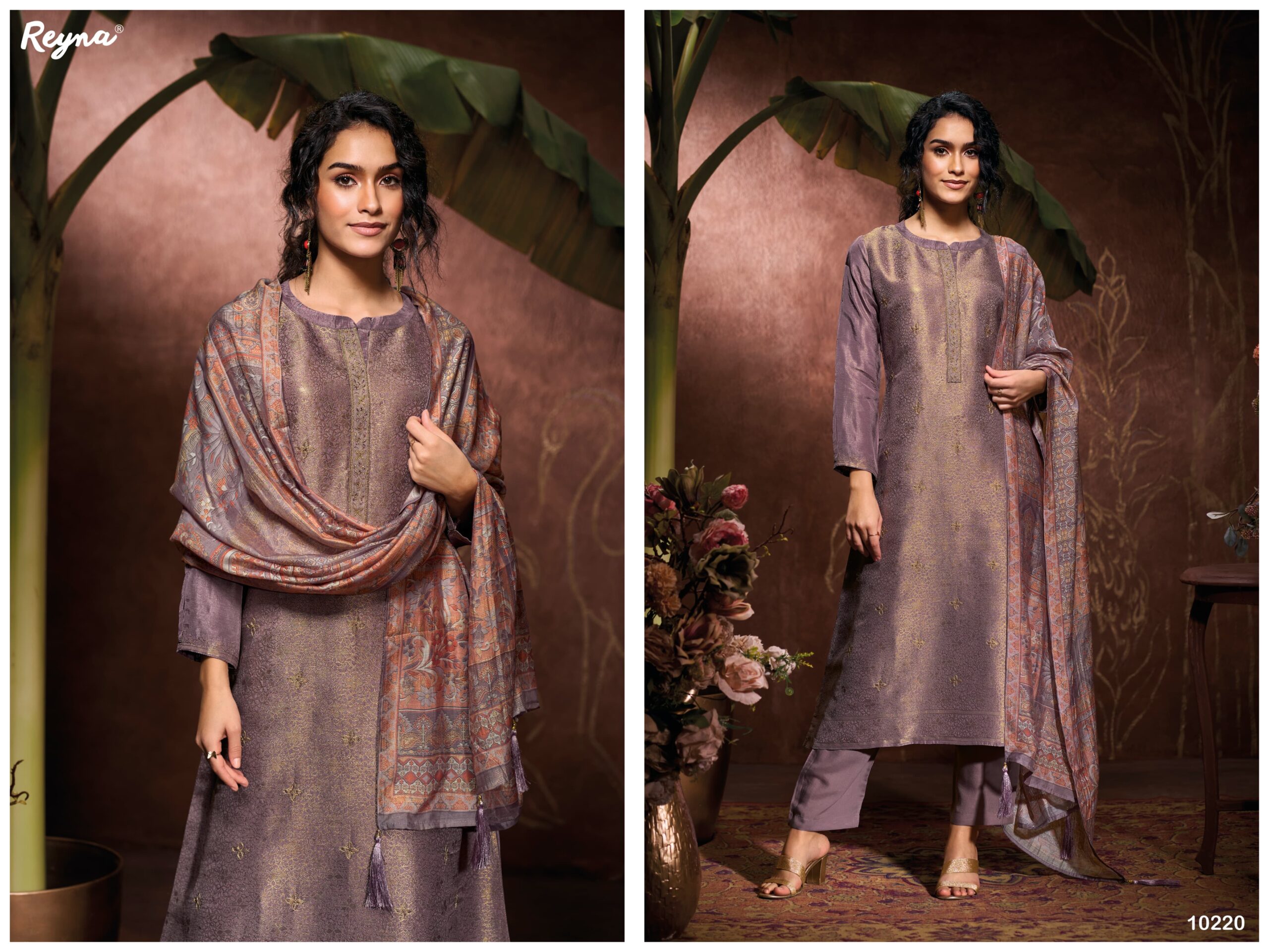 Reyna Laxmi Wholesale Designer Silk Salwar Kameez Collection - Image 6