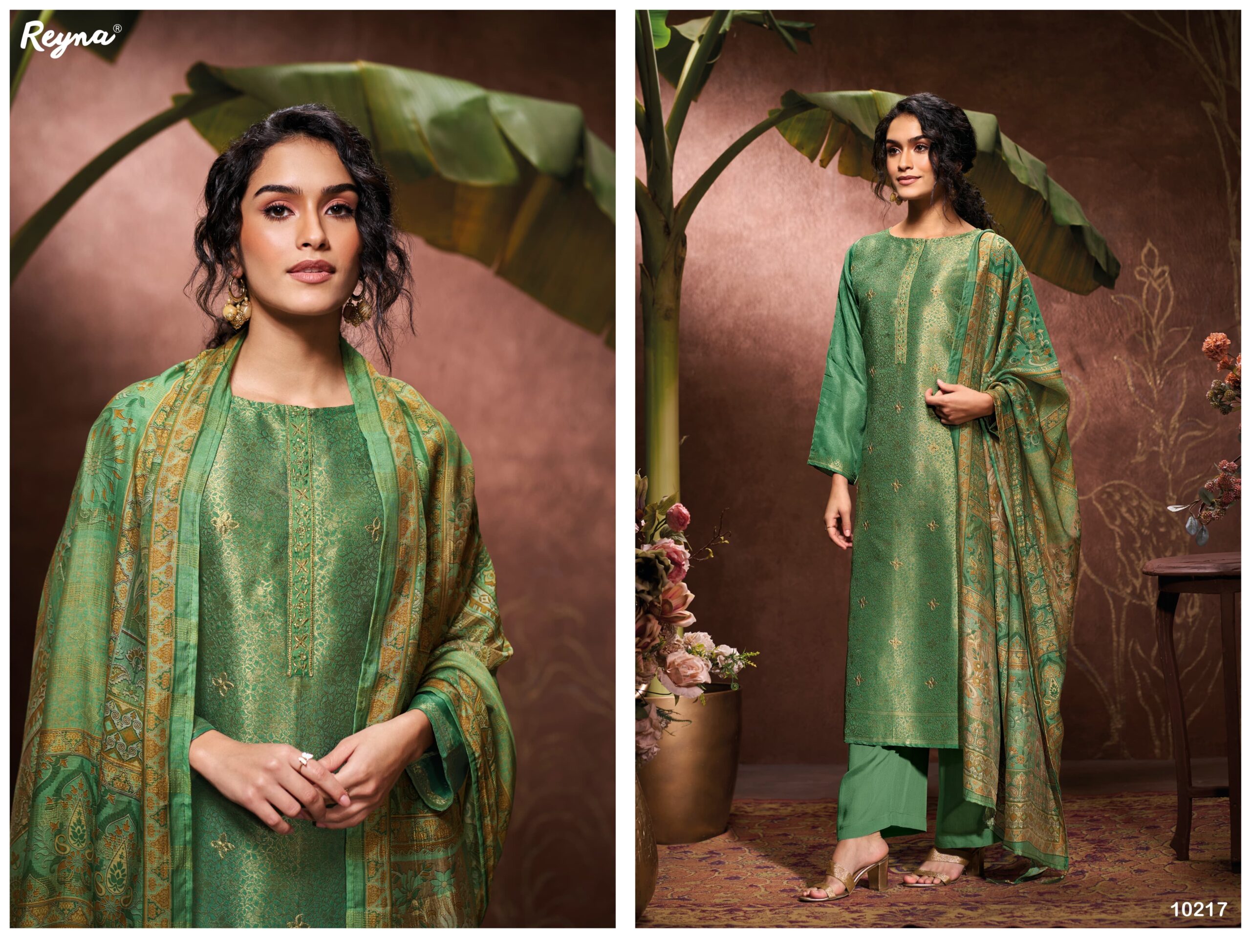 Reyna Laxmi Wholesale Designer Silk Salwar Kameez Collection - Image 2