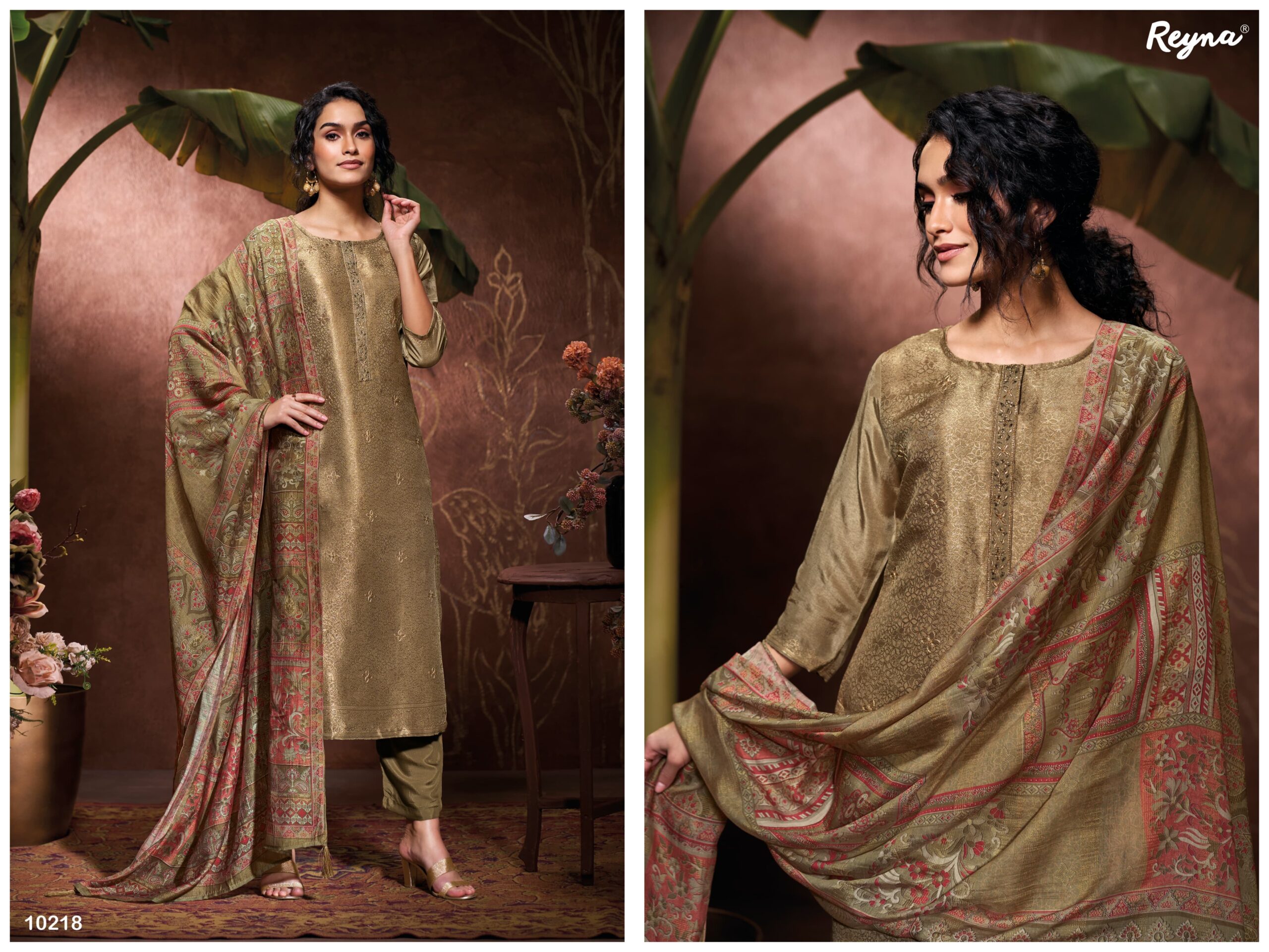 Reyna Laxmi Wholesale Designer Silk Salwar Kameez Collection - Image 3