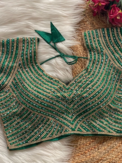 Pure Silk Premium Handcrafted Blouse Collection - Image 11