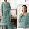 Sajida Designer Suit SD-075 Georgette Heavy Embroidered Salwar Kameez