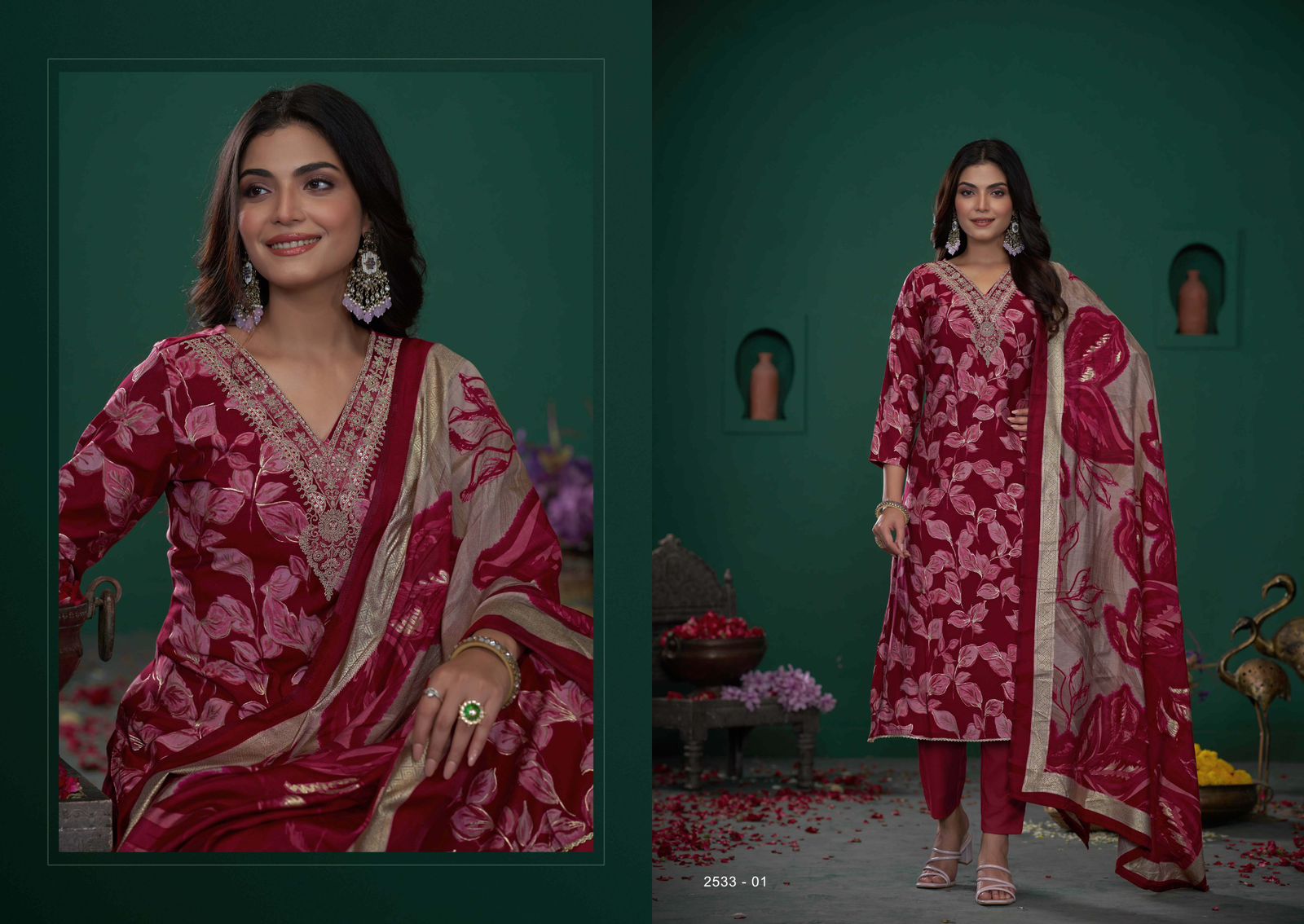 Sargam Nikisha Wholesale Premium Viscose Muslin Salwar Kameez - Image 5