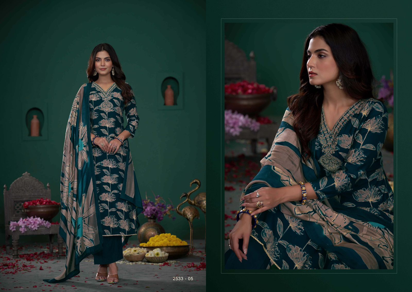 Sargam Nikisha Wholesale Premium Viscose Muslin Salwar Kameez - Image 6