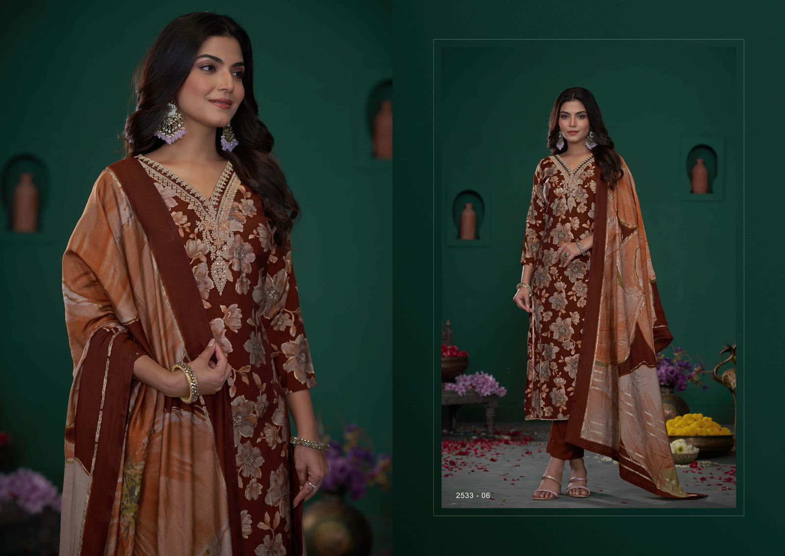 Sargam Nikisha Wholesale Premium Viscose Muslin Salwar Kameez - Image 11