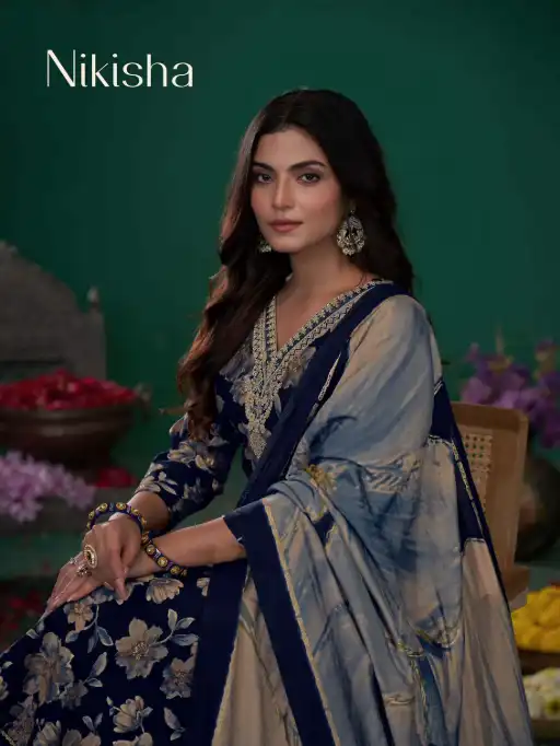 Sargam Nikisha Wholesale Premium Viscose Muslin Salwar Kameez