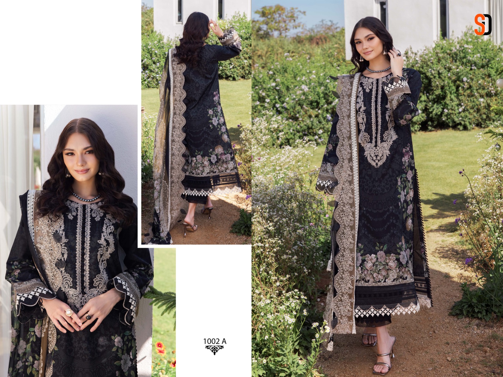 Sharaddha Designer Needle Wonder Vol-01 Wholesale Embroidered Salwar Suit - Image 12