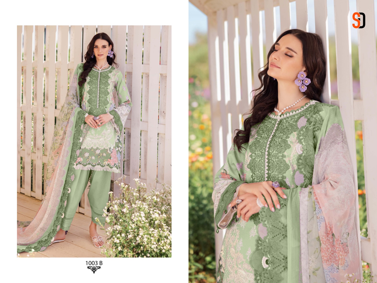 Sharaddha Designer Needle Wonder Vol-01 Wholesale Embroidered Salwar Suit - Image 11