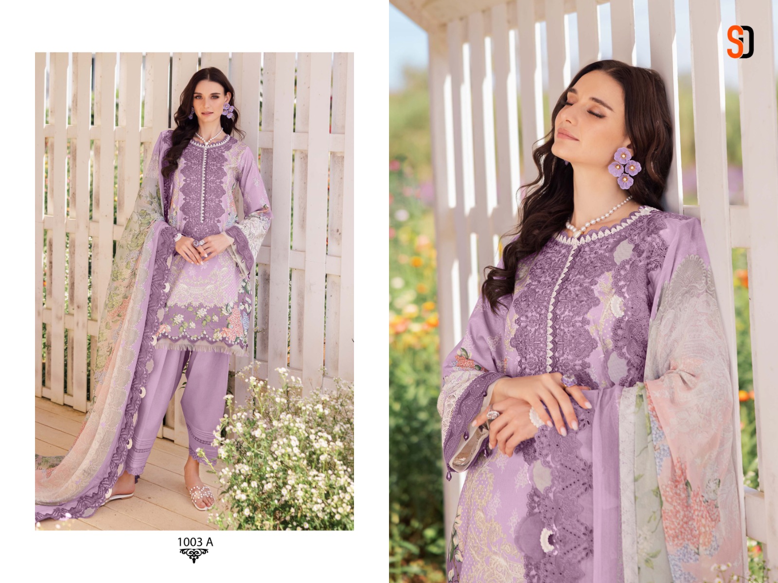 Sharaddha Designer Needle Wonder Vol-01 Wholesale Embroidered Salwar Suit - Image 13