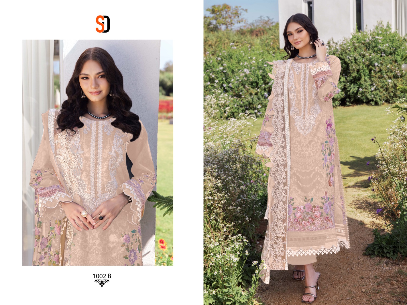 Sharaddha Designer Needle Wonder Vol-01 Wholesale Embroidered Salwar Suit - Image 2