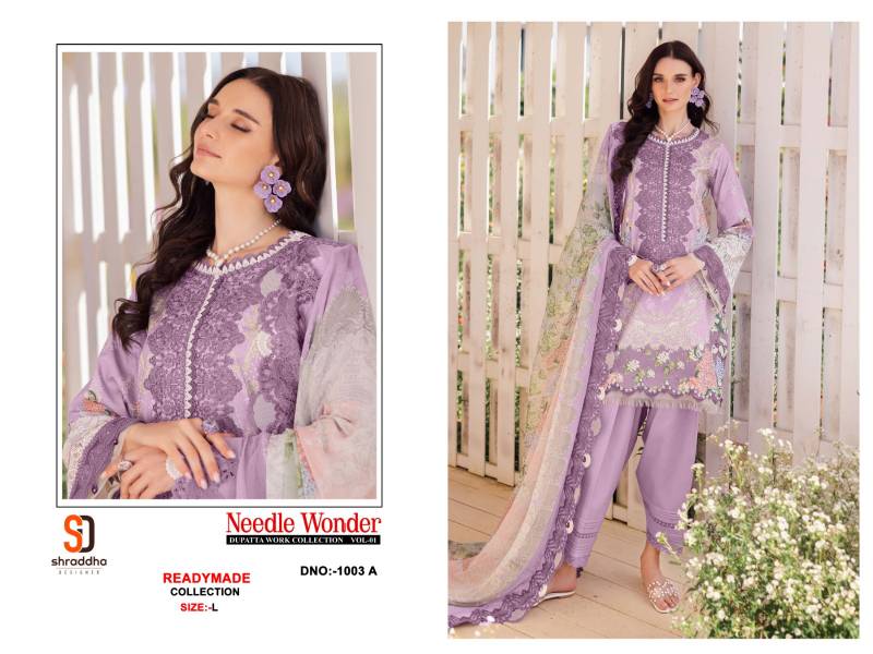 Shraddha Needle Wonder Vol 2 Wholesale Cotton Readymade Pakistani Suit - Image 6