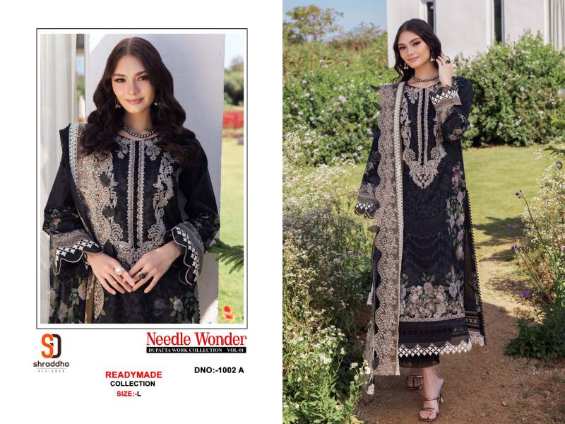Shraddha Needle Wonder Vol 2 Wholesale Cotton Readymade Pakistani Suit - Image 2